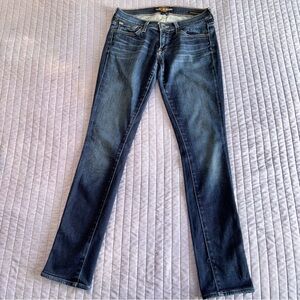 Lucky Brand Dark Blue Charlie Skinny Jeans